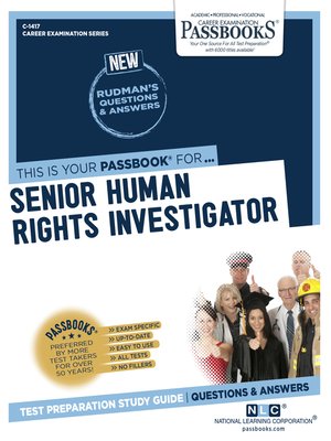 cover image of Senior Human Rights Investigator